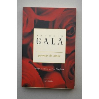 Poemas De Amor (Dedicatoria y firma autógrafa de autor a poeta y crítico literario con obras publicadas) PRIMERA EDICION